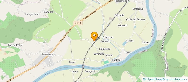 localisation de l'entreprise MONSIEUR TONY BRESA  TRENTELS