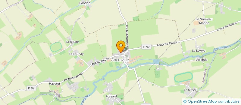 localisation de l'entreprise MONSIEUR TONY BRIARD  AURSEULLES