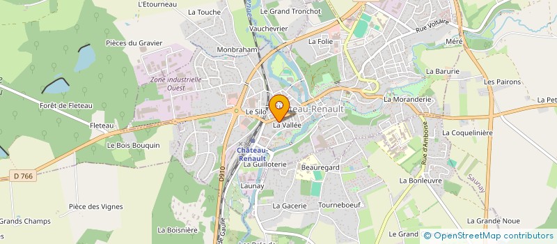 localisation de l'entreprise MONSIEUR TONY BRISSET  CHATEAU-RENAULT