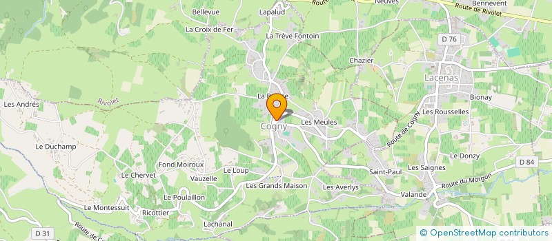 localisation de l'entreprise MONSIEUR TONY BROSSE  COGNY