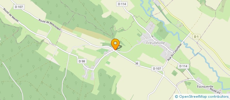 localisation de l'entreprise MONSIEUR TONY BRUN  FREULLEVILLE