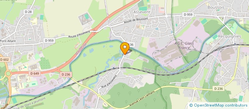 localisation de l'entreprise MONSIEUR TONY BUREL  ROUSIES