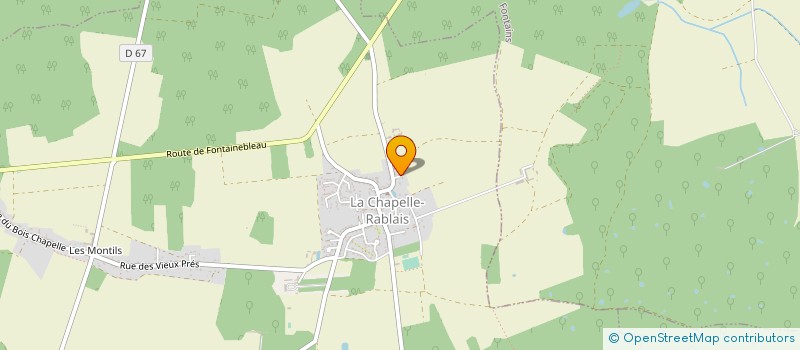 localisation de l'entreprise MONSIEUR TONY BURGEVIN  LA CHAPELLE-RABLAIS
