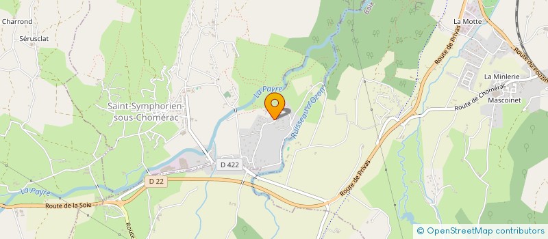 localisation de l'entreprise MONSIEUR TONY CABEZAS  SAINT-SYMPHORIEN-SOUS-CHOMERAC