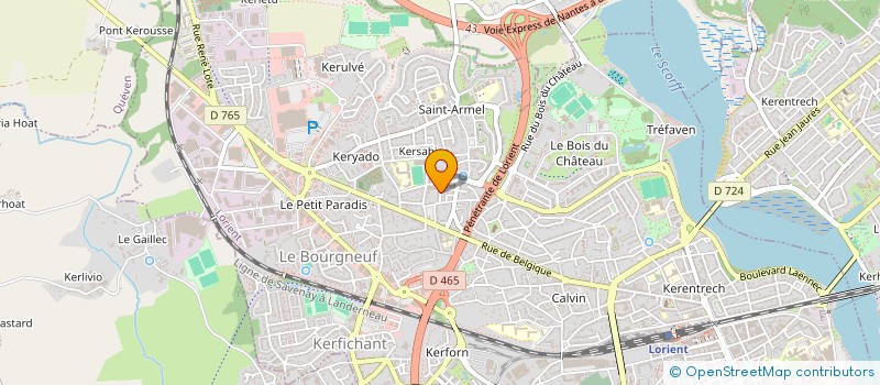 localisation de l'entreprise MONSIEUR TONY CADORET  LORIENT