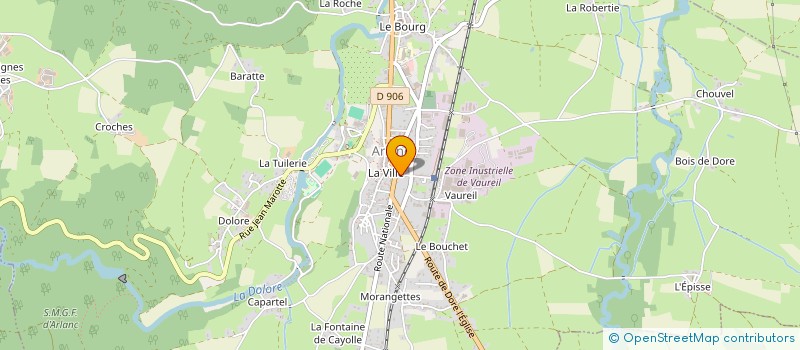 localisation de l'entreprise MONSIEUR TONY CAMPAGNE  ARLANC