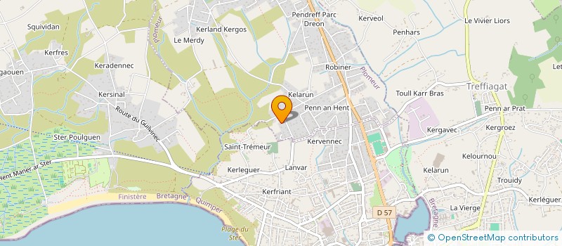 localisation de l'entreprise MONSIEUR TONY CAMPION  PLOMEUR