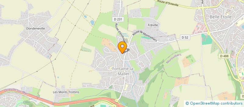 localisation de l'entreprise MONSIEUR TONY CANES  FONTAINE-LA-MALLET