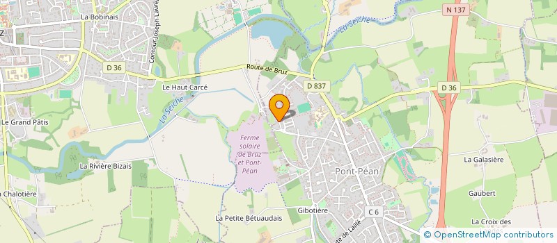 localisation de l'entreprise MONSIEUR TONY CANET  PONT-PEAN