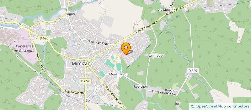 localisation de l'entreprise MONSIEUR TONY CANO  MIMIZAN