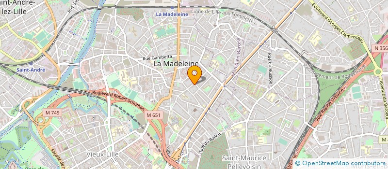 localisation de l'entreprise MONSIEUR TONY CAPELLE à LA MADELEINE