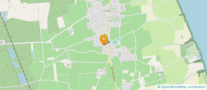 localisation de l'entreprise MONSIEUR TONY CARBONELL  CUSSAC-FORT-MEDOC