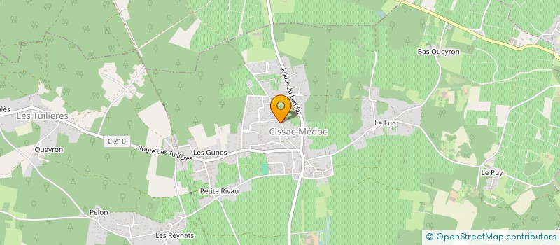 localisation de l'entreprise MONSIEUR TONY CARON  CISSAC-MEDOC