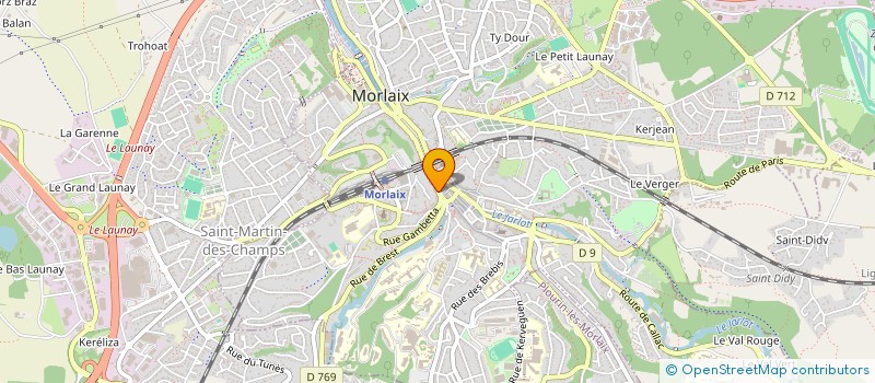 localisation de l'entreprise MONSIEUR TONY CARPENTIER  LANNION