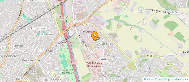 localisation de l'entreprise MONSIEUR TONY CARRERE  BALMA