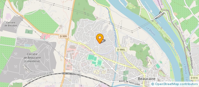 localisation de l'entreprise MONSIEUR TONY CARRION  BEAUCAIRE