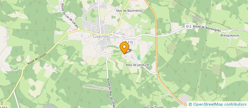 localisation de l'entreprise MONSIEUR TONY CARROZZA  LIVERNON