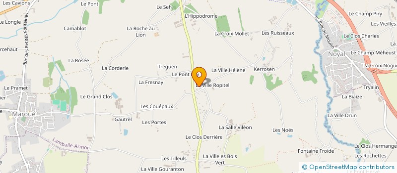 localisation de l'entreprise MONSIEUR TONY CARVALHO  LAMBALLE-ARMOR