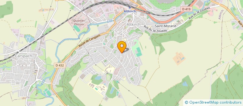 localisation de l'entreprise MONSIEUR TONY CARVALHO BARBOSA  ALTKIRCH