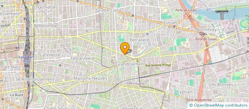 localisation de l'entreprise MONSIEUR TONY CASSAR à VILLEURBANNE