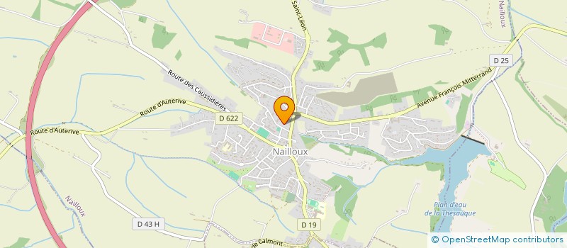 localisation de l'entreprise MONSIEUR TONY CAZENEUVE  NAILLOUX