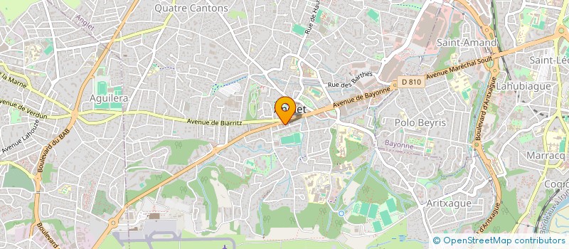localisation de l'entreprise MONSIEUR TONY CERCIART  ANGLET