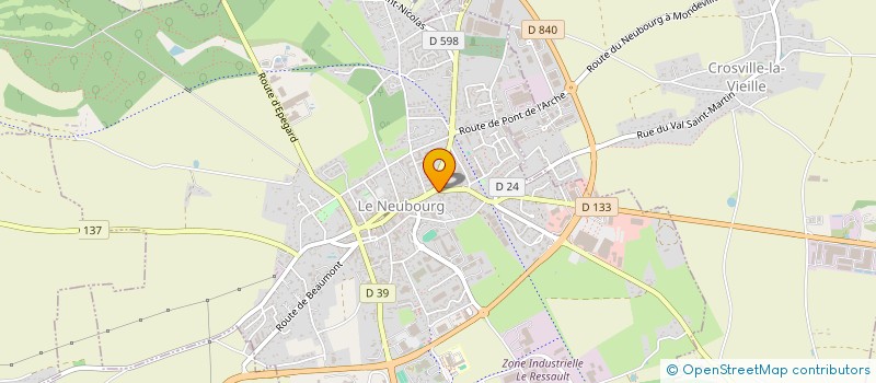 localisation de l'entreprise MONSIEUR TONY CHAIGNON  LE NEUBOURG