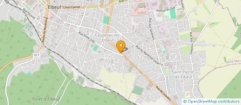 localisation de l'entreprise MONSIEUR TONY CHAILLOU  CAUDEBEC-LES-ELBEUF