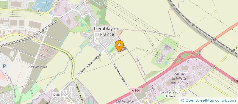 localisation de l'entreprise MONSIEUR TONY CHANTHACHOUMPHA à TREMBLAY-EN-FRANCE