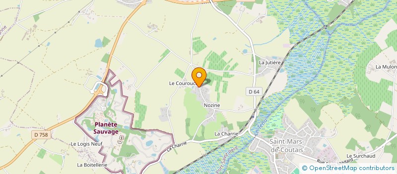 localisation de l'entreprise MONSIEUR TONY CHARPENTIER  PORT-SAINT-PERE