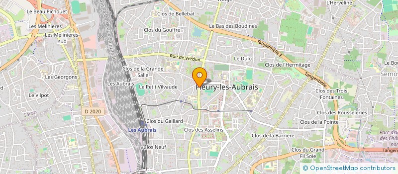localisation de l'entreprise MONSIEUR TONY CHARPENTIER à FLEURY-LES-AUBRAIS