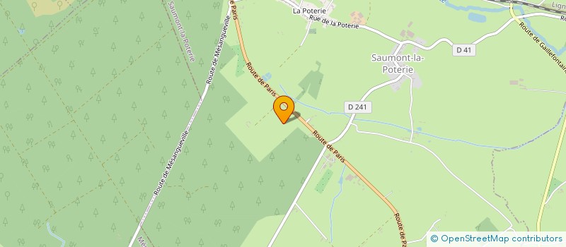 localisation de l'entreprise MONSIEUR TONY CHASSAGNE  SAUMONT-LA-POTERIE