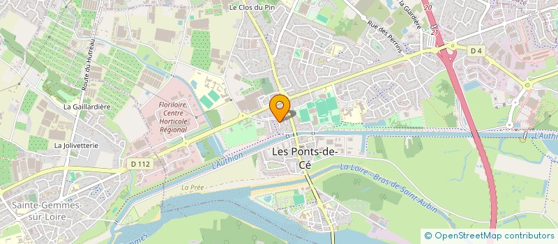 localisation de l'entreprise MONSIEUR TONY CHAUVIGNE à LES PONTS-DE-CE