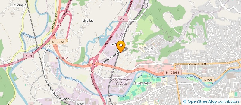 localisation de l'entreprise MONSIEUR TONY CHEMITH  BRIVE-LA-GAILLARDE