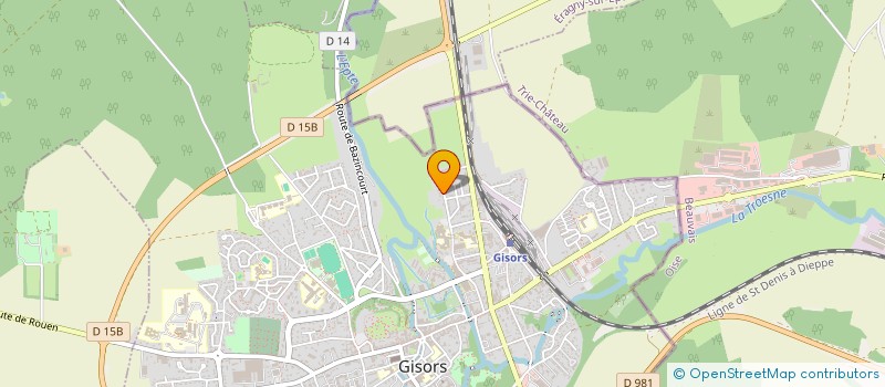 localisation de l'entreprise MONSIEUR TONY CHESNE  GISORS