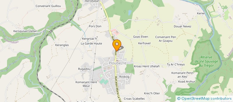 localisation de l'entreprise MONSIEUR TONY CHOUTEAU  PLOUBEZRE