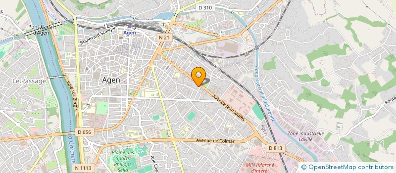 localisation de l'entreprise MONSIEUR TONY CIZAIRE  ESTILLAC