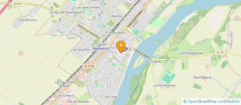 localisation de l'entreprise MONSIEUR TONY CIZEAU à BEAUGENCY