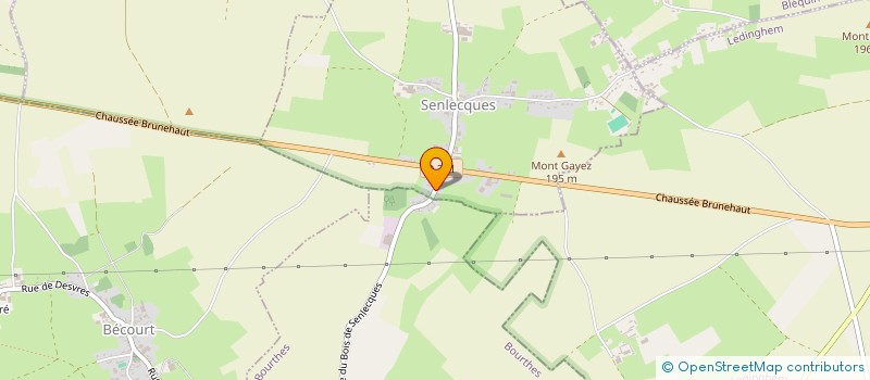 localisation de l'entreprise MONSIEUR TONY CLAUDE PIERRE OUSSELIN  SENLECQUES