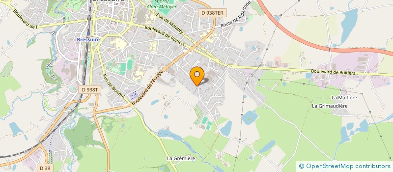 localisation de l'entreprise MONSIEUR TONY COGNE  BRESSUIRE