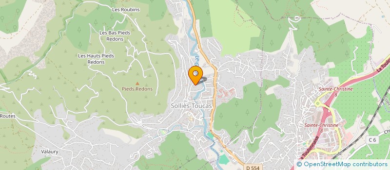 localisation de l'entreprise MONSIEUR TONY COMBY  SOLLIES-TOUCAS