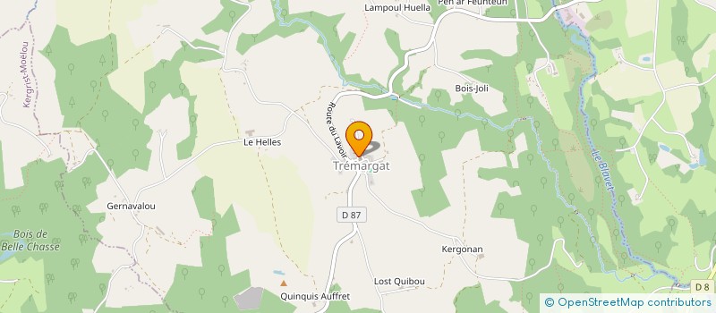 localisation de l'entreprise MONSIEUR TONY CORMERAIS  TREMARGAT