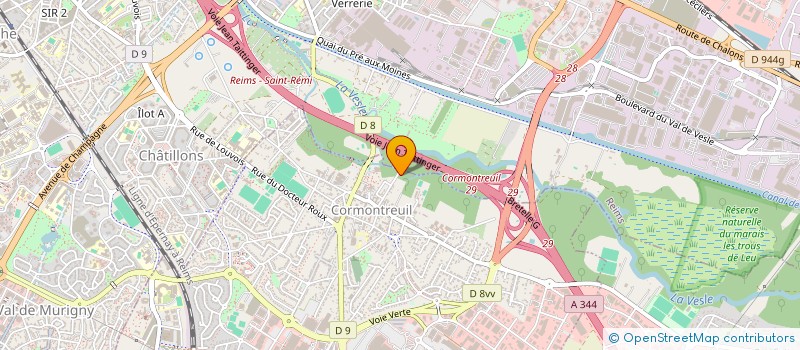 localisation de l'entreprise MONSIEUR TONY COULVIER  CORMONTREUIL