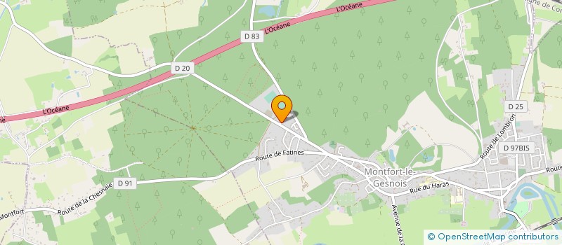 localisation de l'entreprise MONSIEUR TONY CREMEY à MONTFORT-LE-GESNOIS