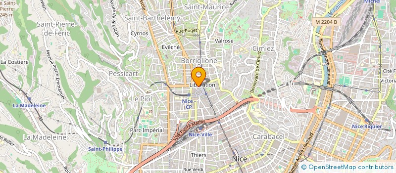 localisation de l'entreprise MONSIEUR TONY CRITICOS à NICE