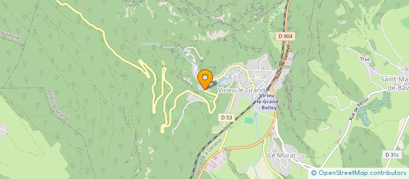 localisation de l'entreprise MONSIEUR TONY CROKAERT  VIRIEU-LE-GRAND