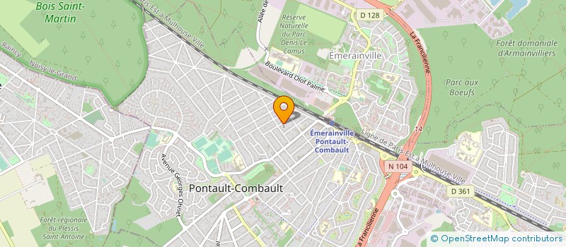 localisation de l'entreprise MONSIEUR TONY CUSTODIO à PONTAULT-COMBAULT