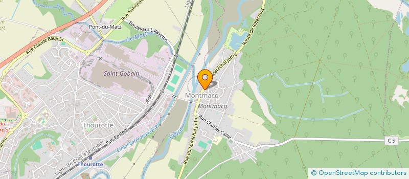 localisation de l'entreprise MONSIEUR TONY CUSTODIO  MONTMACQ