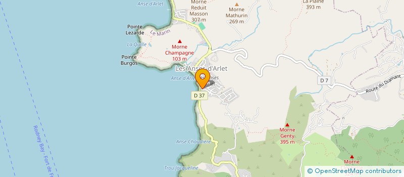 localisation de l'entreprise MONSIEUR TONY CUTI à ANSES D'ARLET