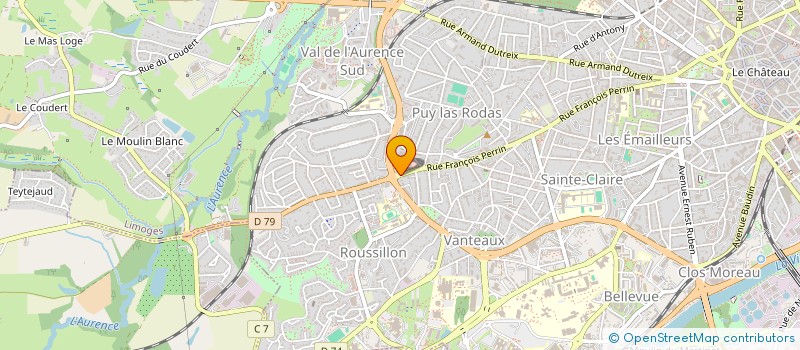 localisation de l'entreprise MONSIEUR TONY DA COSTA à LIMOGES